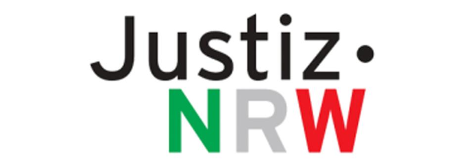 Schriftzug "Justiz NRW"