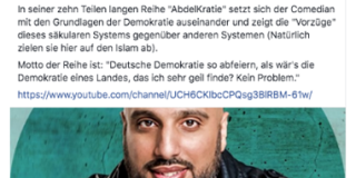 Facebook-Kritik an der Reihe "Abdelkratie"