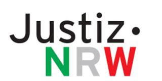 Schriftzug "Justiz NRW"