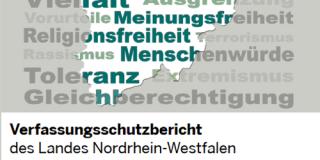 Cover des Verfassungsschutzberichts 2022