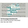 Titelblatt des Verfassungsschutzberichts NRW 2021